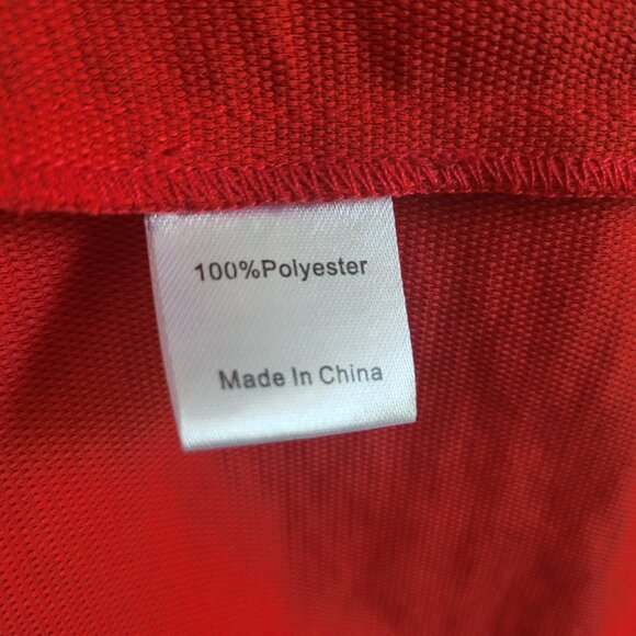 Tuckernuck Marguerite Off The Shoulder Blouse Red Smocked Ruffled Romantic Small - Picture 10 of 12